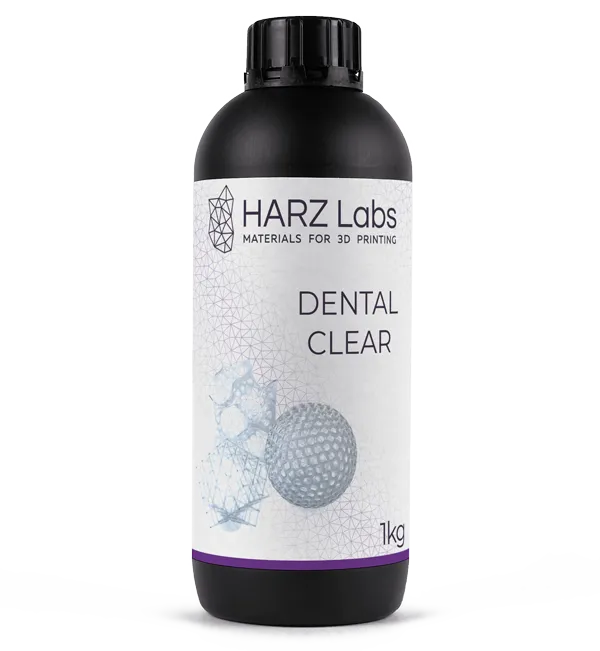 Фотополимер HARZ Labs Dental Clear, прозрачный (1 кг)